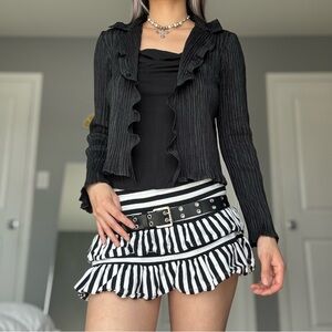 Ruffle Cardigan